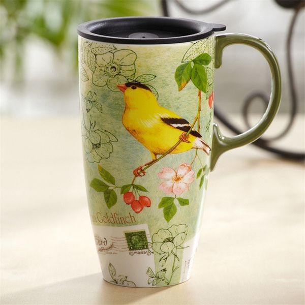 500ml creative ceramic mug for tea or coffee, a stylish porcelain cup