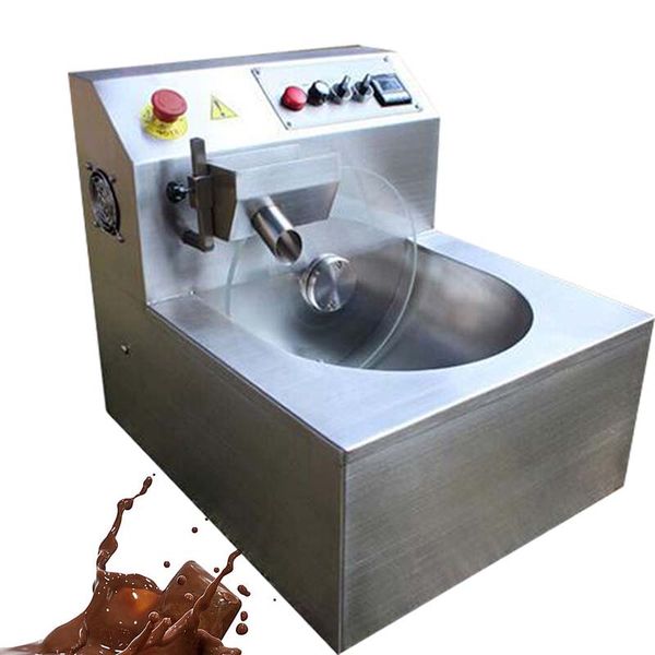 500W food-grade continuous mini chocolate tempering machine for melting and coating, 15kg wholesale capacity