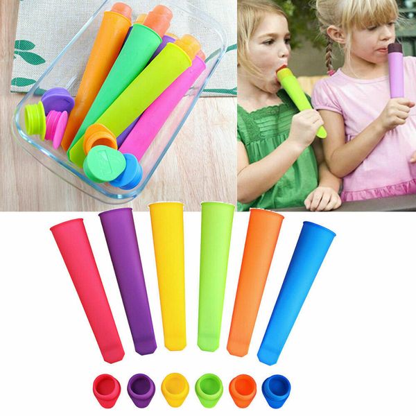 50-piece 20cm silicone yogurt push-up ice lolly mold for DIY frozen treats