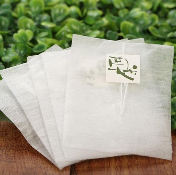 6000 biodegradable pyramid-shaped corn fiber tea bags, 5.8x7cm heat-sealed PLA filters (SN2098)