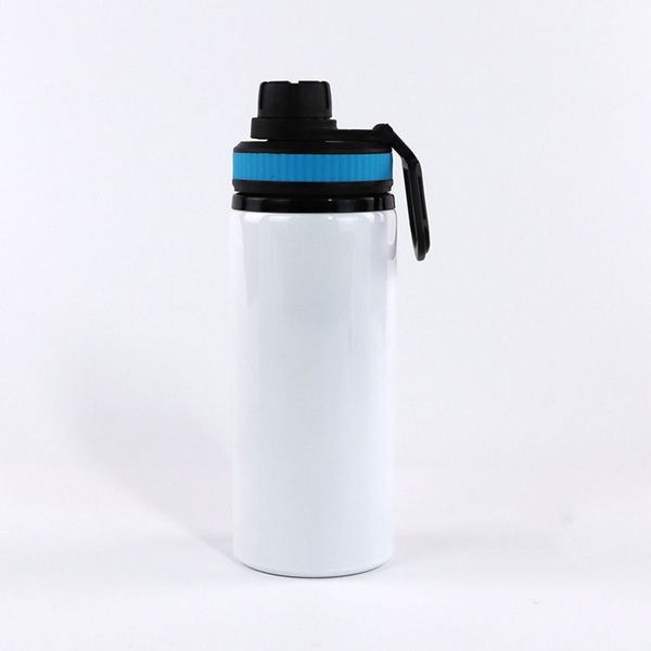 600ML heat-resistant sublimation aluminum sports bottles with handles, ideal for sea shipping