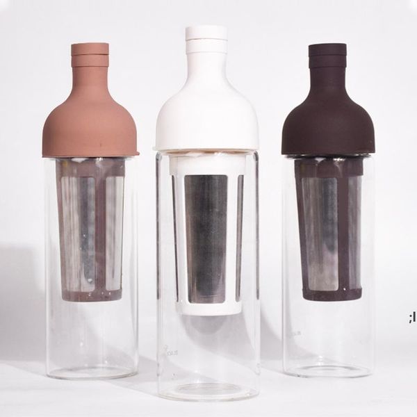 650ml premium cold brew coffee teapot, glass water bottle for iced tea and milk, model CCA12127