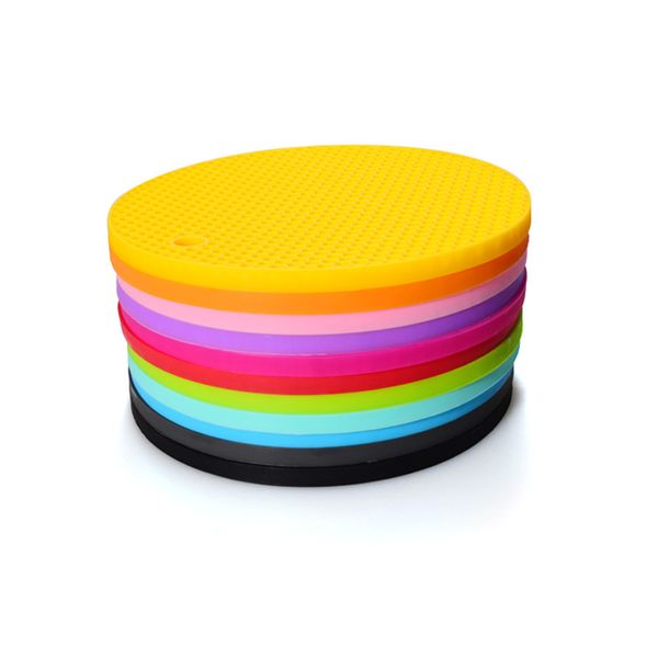 83.5G Thickened silicone honeycomb baking mat, round, waterproof, non-slip, heat-resistant, with fast DHL shipping