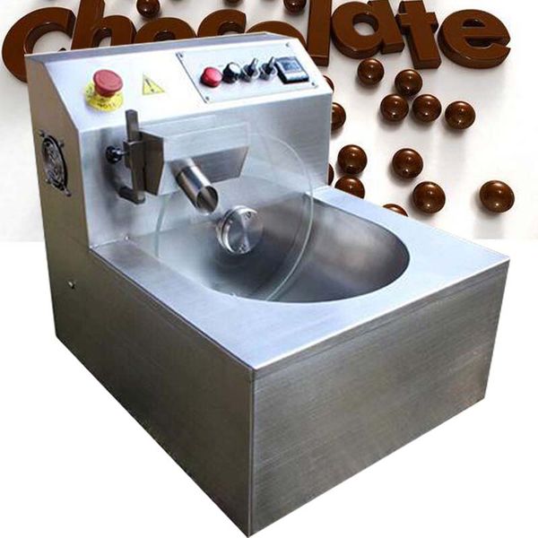 Affordable 8kg/15kg chocolate coating line with mini chocolate machine and tempering equipment from factory supplier