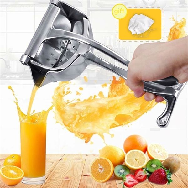 Aluminum manual juice squeezer for citrus, pomegranate, and sugarcane in kitchen