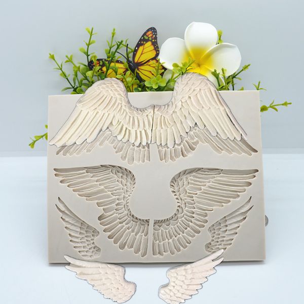 Angel Wings silicone molds for DIY baking, chocolate, pastry, fondant, and cake decoration