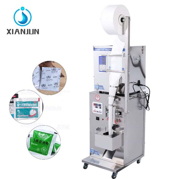 Automatic multi-head packing machine for granules, powders, and mixed materials like tea, flowers, and seasonings