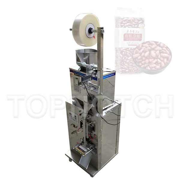 Back Seal Grain Packing Machine for Kitchen Salt, Sugar, and MSG with Automatic Packaging Functionality