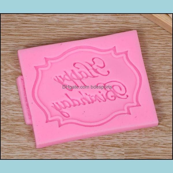 Baking molds for chocolate fondant cake decorations, cupcake tools, and happy birthday letter forms, delivered in 2021