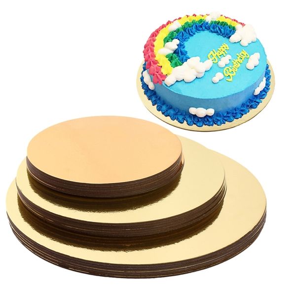 Cake Boards Set of 18 includes 6 each of 6-inch, 8-inch, and 10-inch cake circle bases Y200612