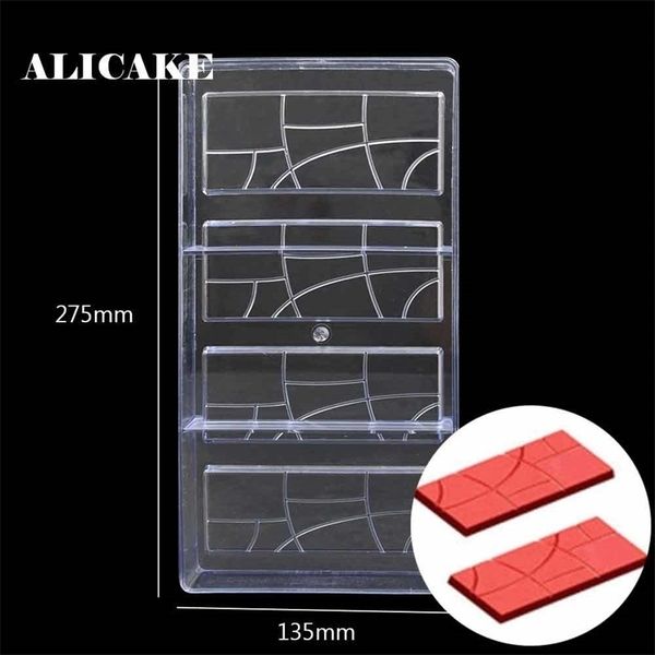 Chocolate Mold Polycarbonate Bar Bakery Tools Pastry Baking Plastic Chocolat Moule Y200612

Rewritten:
Polycarbonate chocolate mold bar for pastry and bakery tools, plastic baking moule Y200612