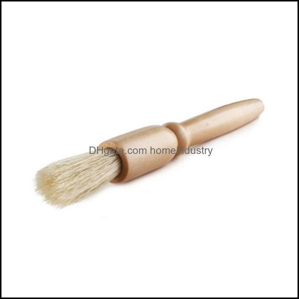 Coffee Tea Tools Coffee Grinder Cleaning Brush with Wooden Handle for Milk Powder and Household Bar Use, Fast Delivery 2021 Dhscr