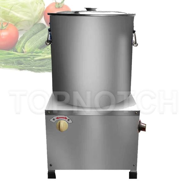 Commercial electric kitchen dehydrator for vegetables, spin dryer for stuffing and centrifugal dewatering machine