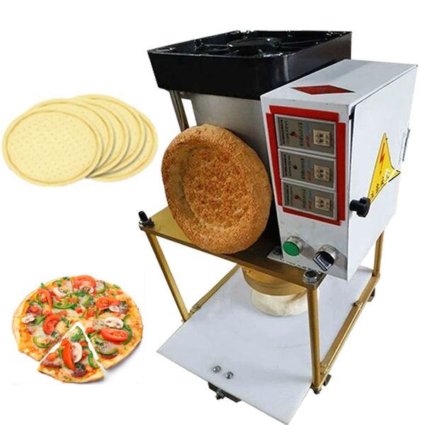 Commercial electric large-diameter pizza dough press machine for forming pizza dough, with a production rate of 10-30 pieces per minute, available for direct factory sales since 2021