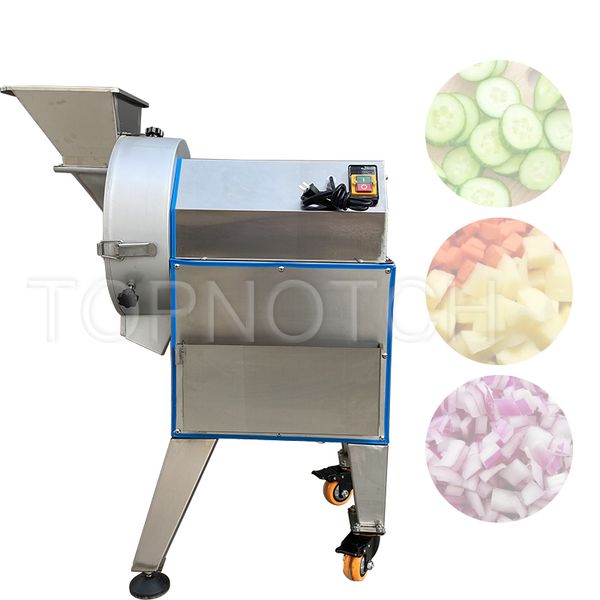 Commercial multifunctional slicer for vegetables like potatoes, ginger, and hawthorn