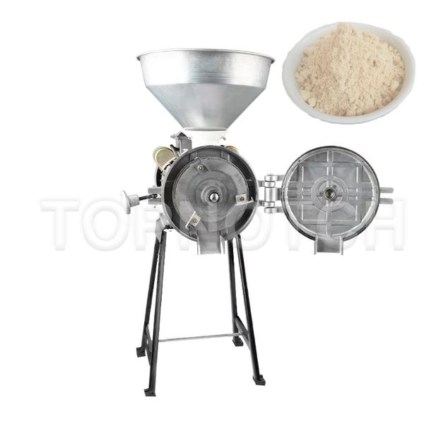 Commercial peanut butter machine for grinding grains, beans, tofu, tahini, chili sauce, and corn flour, 220V 1.5kW