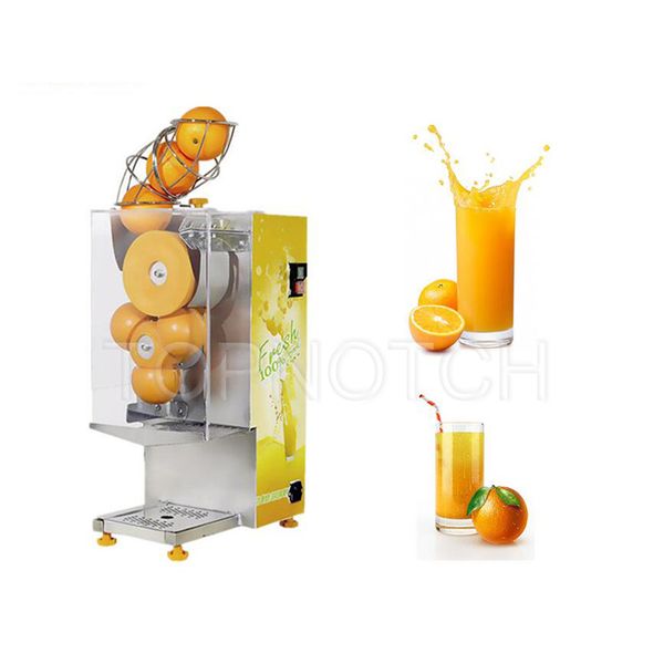Commercial-grade automatic citrus juicer for small-scale kitchen use
