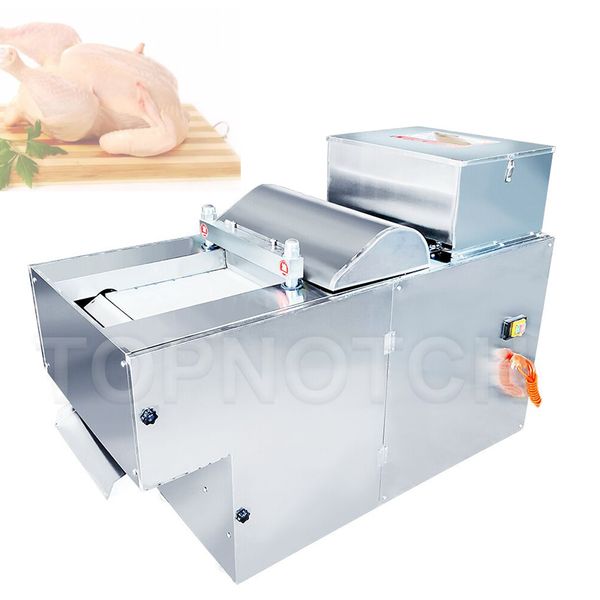 Commercial-grade meat freezing and cutting equipment for steaks, chicken, and pork chops