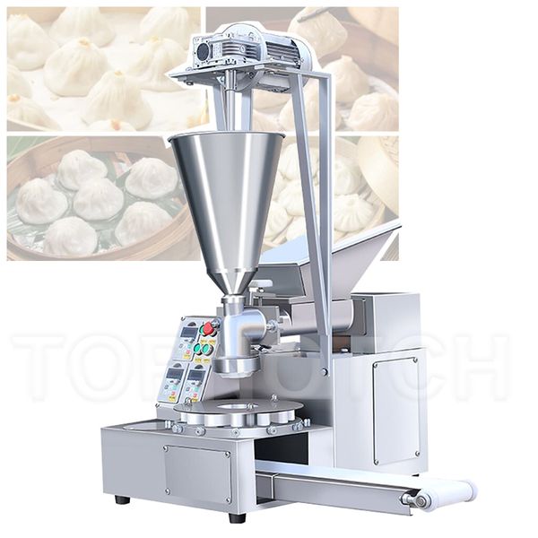 Compact desktop dumpling and baozi maker for automated kitchen use
