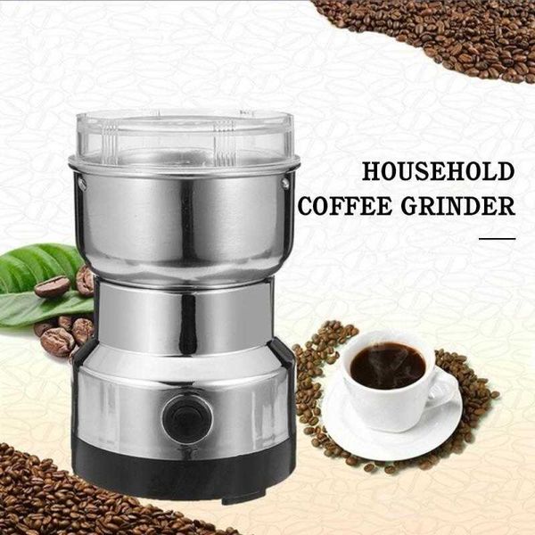 Compact electric coffee grinder for home use, perfect for grinding beans and nuts in your kitchen