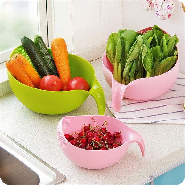 Creative Plastic Rice Washing Filter Beans Peas Strainer Cleaning Gadget Useful Convenient kitchen tools Rice Washing baskets bowls

ÖØÐ´Îª£º
Handy plastic strainer for washing rice, beans, and pea...