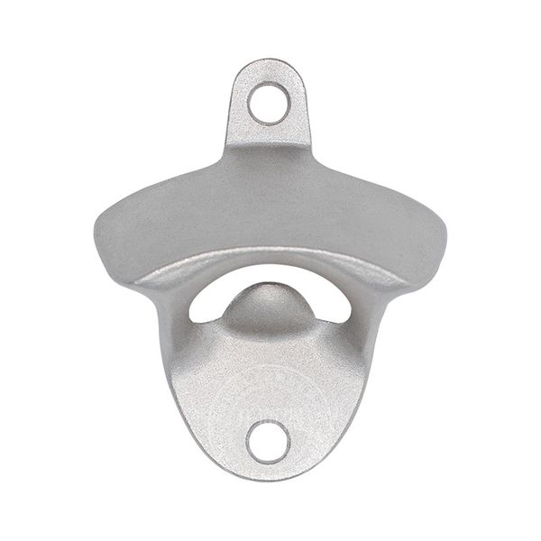 Creative wall-mounted zinc alloy beer opener, stainless steel bottle opener for hanging