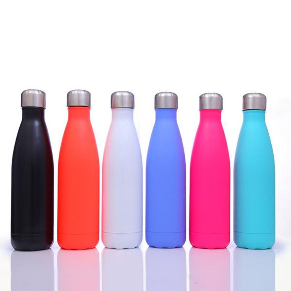 DHL's 17oz stainless steel vacuum insulated water bottle for travel, sports and outdoor activities, model fy4132