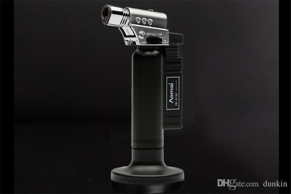 DHL's refillable butane torch lighter with windproof jet flame for welding, soldering, and brazing