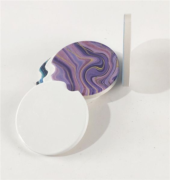 DIY Customizable Sublimation Coasters – Waterproof, Absorbent Neoprene Pads for Ceramic Tumblers and Car Use