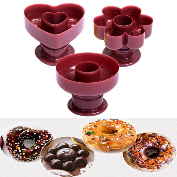 DIY donut mold for crafting sweet fondant desserts, baking cakes, and decorating cookies