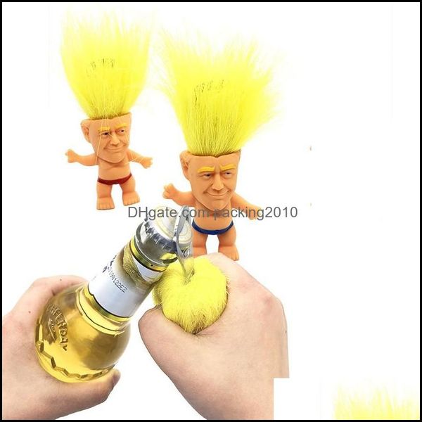 Donald PVC Figurine Bottle Opener, 8cm Troll Doll Design for Kitchen, Bar, and Home Use, Popular in Europe and America