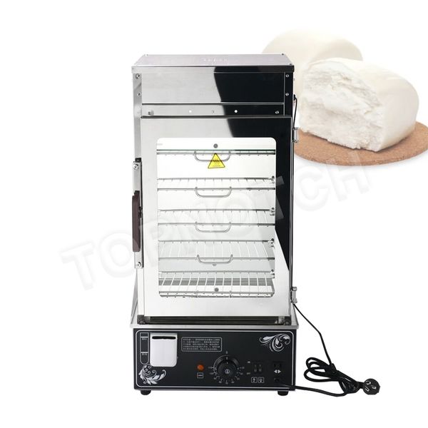 Electric commercial stainless steel kitchen steamer for bread, sausage, and Chinese buns