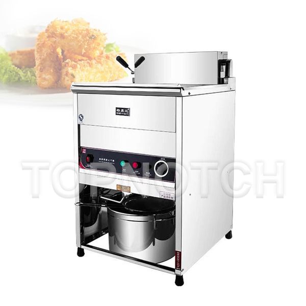 Electric fryer blast furnace kitchen commercial large capacity deep frying pan automatic time machine