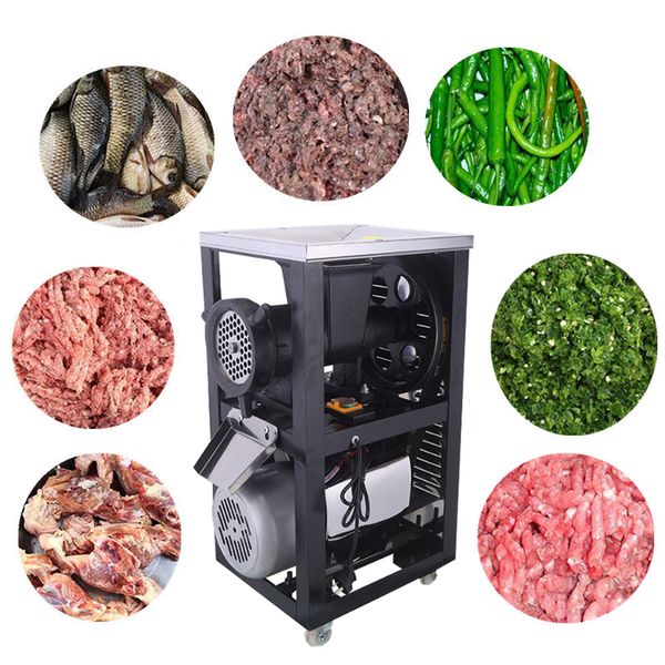 Electric meat grinder for chicken mincing, bone crushing, pepper grinding, and enema use, 2.2 KW power