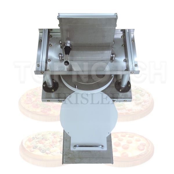 Electric pizza flattening machine for 22cm chapati and pasta dough