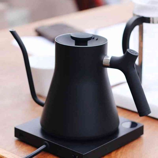 FELLOW STAGG EKG electric kettle with smart temp control, steady pour, and fine spout for hand-brewed coffee, 600ml capacity