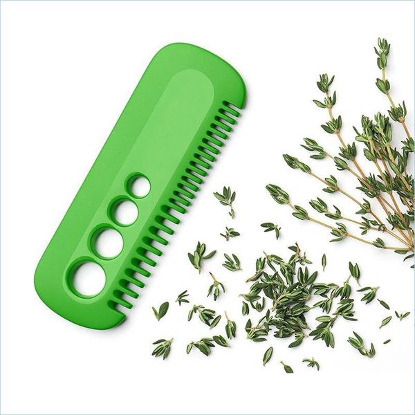 Fruit and vegetable leaf picker comb, a versatile kitchen tool for cooking, portable and convenient for home use