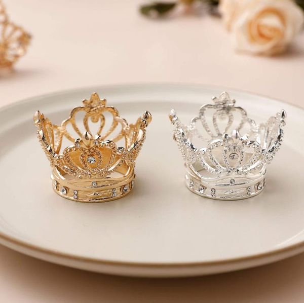 Gold and silver napkin rings for elegant table settings at weddings, parties, and banquets