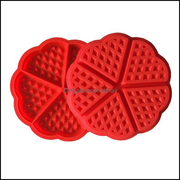 Heat-resistant, high-quality waffle silicone mold for DIY kids' cakes and biscuits