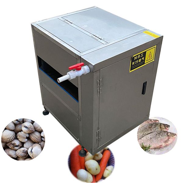 High-capacity root vegetable peeler and washer for taro and potatoes, processing 200kg per hour