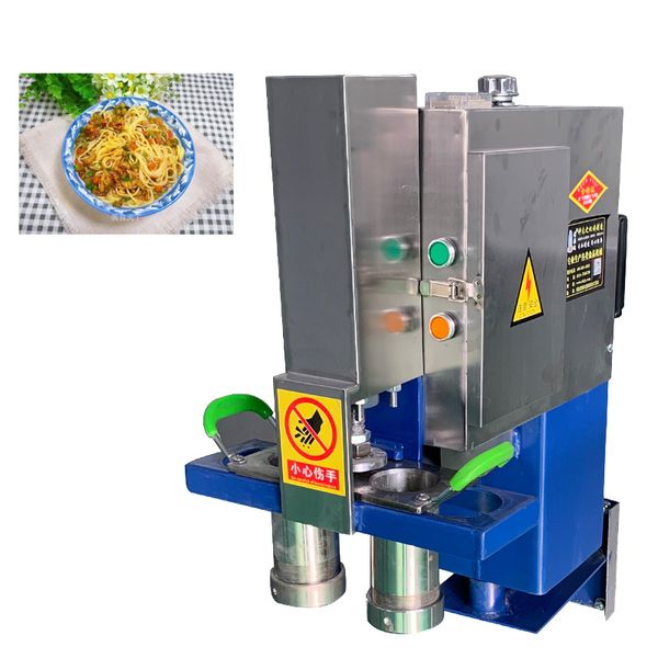 High-performance commercial electric noodle machine made of durable stainless steel, 220V 2.5kW for restaurant and home use