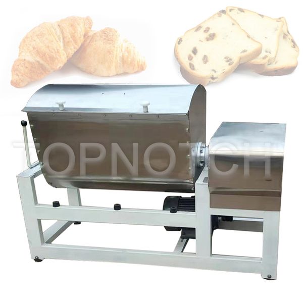 High-quality industrial electric mixer for kneading bread dough and mixing flour in commercial kitchens