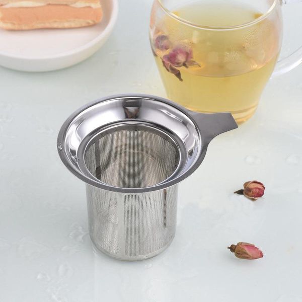 High-quality reusable stainless steel mesh tea infuser for loose leaves and herbal spices