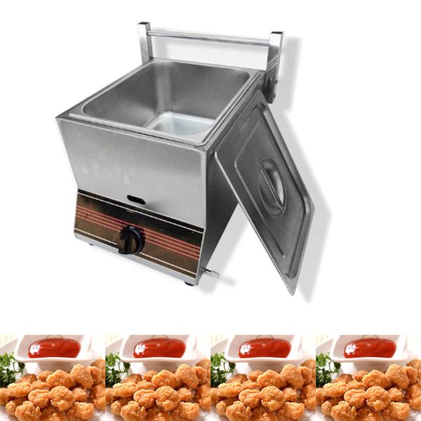 Home commercial air fryer with single and double cylinder options for frying food like French fries and chicken