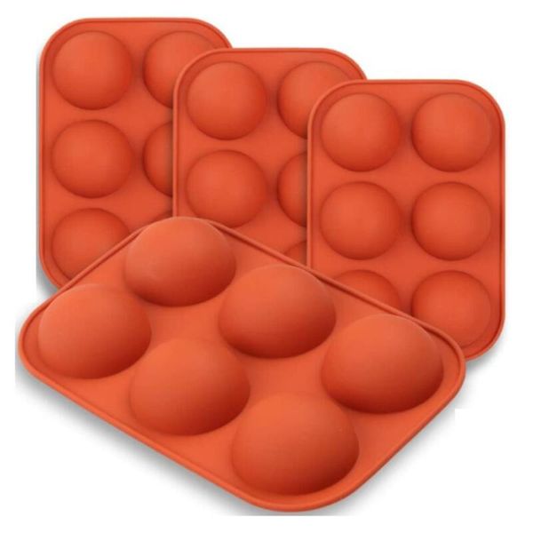 HOT Medium Semi Sphere Silicone Mold for Baking Chocolate Bombs, Cakes, Jellies, and Dome Mousses LX4235