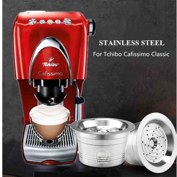 ICafilas reusable stainless steel coffee capsule compatible with Caffitally Pure and Tchibo Classic 210712 machines