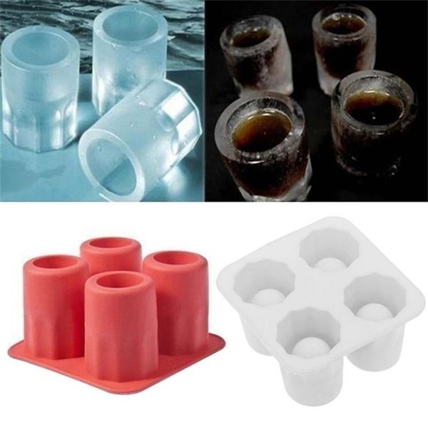 Ice cube tray mold for making summer drink glasses, a unique gift for whiskey and cocktail chilling