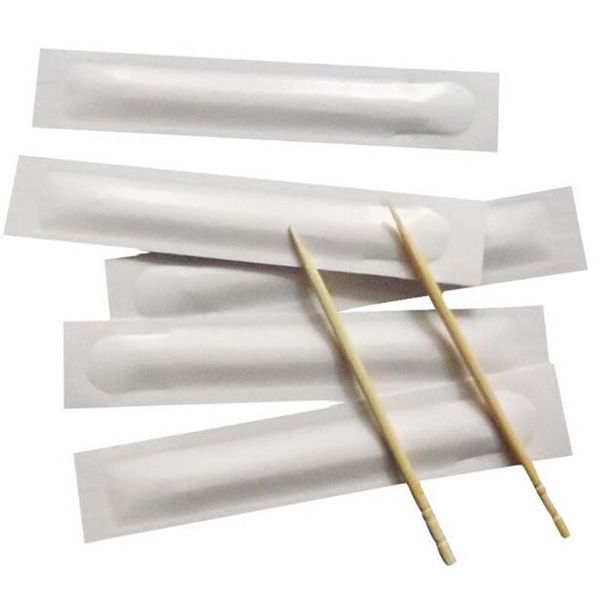 Individually wrapped bamboo toothpicks for home, party, hotel, and restaurant use with white paper wrapping, ensuring quick delivery