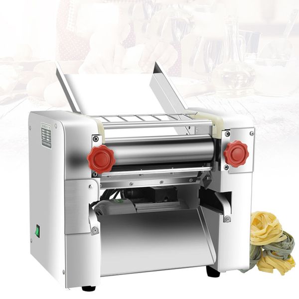 Industrial Chinese Noodle Maker - Automatic Dough Kneading and Sheeting Machine for Pasta and Dumplings, 220V/110V with Interchangeable Blades