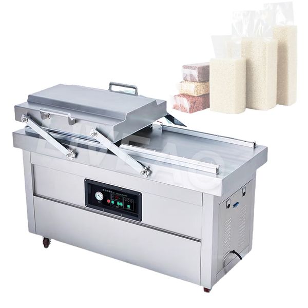 Kitchen Fully Automatic Dried Fruit Rice Food Vacuum Packager Machine